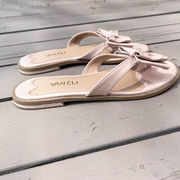 Vaneli Dress Sandal - Patent Leather with bow - Size 7 - Picture 3 of 4